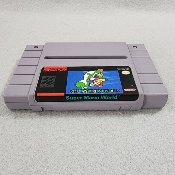 Super Mario World Super Nintendo (SNES, 1991) Video Game Only - Untested - Picture 3 of 4